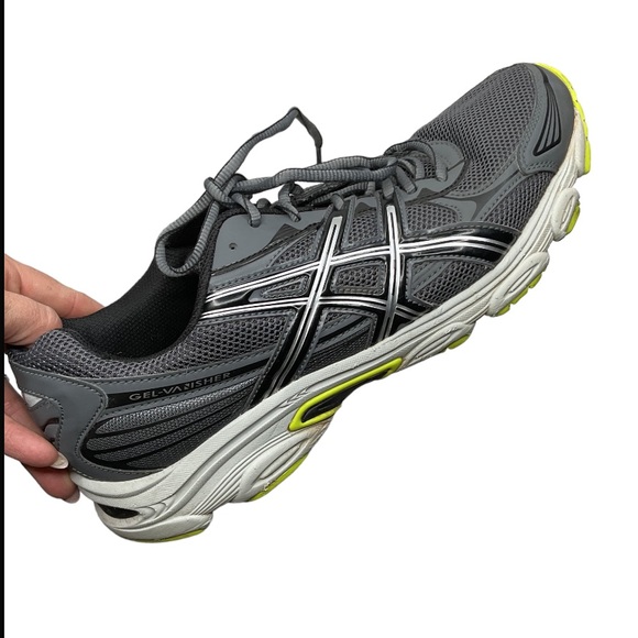 1182- ASICS Mens Gel Vanisher T70BQ Gray Running Shoes Size 10.5 - Picture 1 of 7
